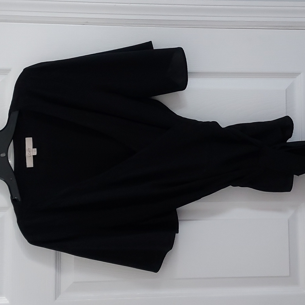 Black Wrap Top